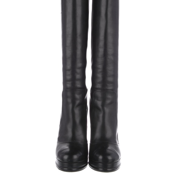 Chanel black boots size 38 - Picture 4 of 7